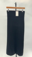 Quince Womens Mongolian Cashmere Fitted Midi Skirt Black XL