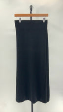 Quince Womens Mongolian Cashmere Fitted Midi Skirt Black XL