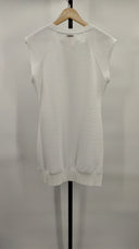 Michael Kors Women's White Basic Sleeved Dress M