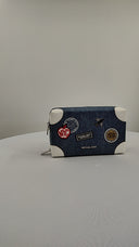 Michael Kors Womens Jeanie Small Embellished Denim Crossbody Bag Tan Bags
