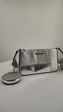 Michael Kors Women Crossbody Bag Silver OS