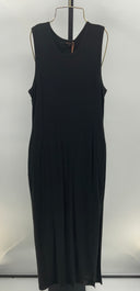 Quince Womens Tencel Jersey Tank Maxi Dress Black Basic Sleeved M