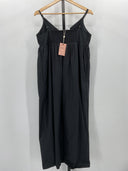 Quince Womens Black Basic Sleeved Dress M