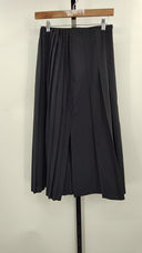 Cos Women's Pleated Wool-Blend Midi Skirt  Basic