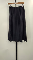 Cos Women's Pleated Wool-Blend Midi Skirt  Basic