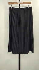 Cos Women's Pleated Wool-Blend Midi Skirt  Basic