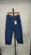 COS Men's Signature Straight-Leg Jeans Dark Blue Pants 32