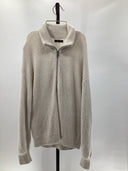 Quince Women's Australian Merino Wool Half Zip Sweater Heather Bone M