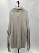Quince Women's Australian Merino Wool Half Zip Sweater Heather Bone M