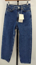 COS Women's Arch Tapered Jeans Dark Blue Pants 24