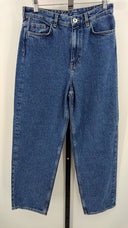 COS Women's Arch Tapered Jeans Dark Blue Pants 26