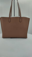 Quince Italian Leather Triple Compartment Shopper Tote Cappuccino Bags OS