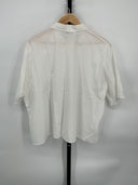 COS Women's Boxy Short-Sleeved Poplin Shirt White Sleeved Top 14