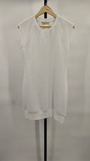 Michael Kors Women's White Basic Sleeved Dress S/P