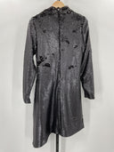 COS Women's Asymmetric Sequinned Mini Dress Black Basic Sleeved 8