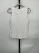 COS Women's Boat-Neck Tank Top White Sleeved XS