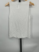 COS Women's Boat-Neck Tank Top White Sleeved XS