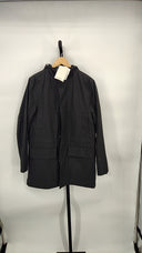COS Men's Hooded Nylon Parka Black Outerwear S