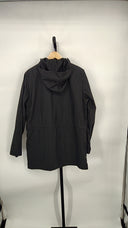 COS Men's Hooded Nylon Parka Black Outerwear S