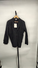COS Women's The Waisted Linen Blazer Black Outerwear 14