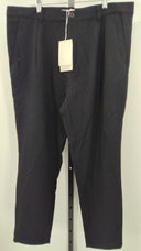 COS Men's Tapered Wool Chinos Black Pants 38R