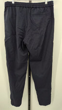 COS Men's Regular Elasticated Wool-Twill Tapered Trousers Dark Navy Pants 34R