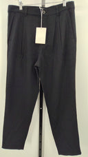 COS Men's Tapered Wool Chinos Black Pants 30