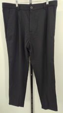 COS Men's Tapered Wool Chinos Black Pants 38