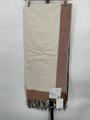 COS Home Checked Lambswool And Cashmere Blanket Brown / Checkered Blankets