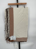 COS Home Checked Lambswool And Cashmere Blanket Brown / Checkered Blankets