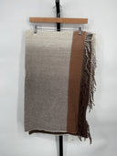 COS Home Checked Lambswool And Cashmere Blanket Brown / Checkered Blankets