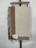 COS Home Checked Lambswool And Cashmere Blanket Brown / Checkered Blankets
