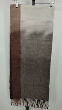 COS Home Checked Lambswool And Cashmere Blanket Brown / Checkered Blankets