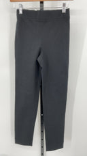 COS Women's Slim-Fit Zip Hem Trousers Black Pants 2