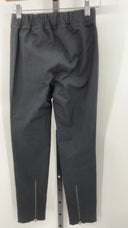 COS Women's Slim-Fit Zip Hem Trousers Black Pants 2