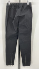 COS Women's Slim-Fit Zip Hem Trousers Black Pants 2