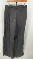 COS Women's Tailored Straight-Leg Trousers Black Pants 10