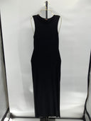 Quince Womens Tencel Jersey Tank Maxi Dress Black Basic Sleeved XS