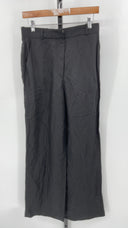 COS Women's Tailored Straight-Leg Trousers Black Pants 6
