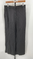 COS Women's Tailored Straight-Leg Trousers Black Pants 10