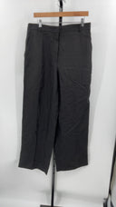 COS Women's Tailored Straight-Leg Trousers Black Pants 12