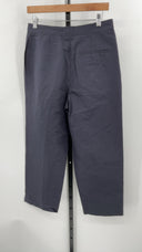 COS Women's Regular Linen-Blend Tapered Chinos Dark Navy Pants 8