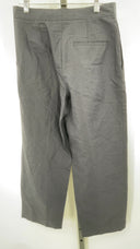 COS Women's Regular Linen-Blend Tapered Chinos Dark Navy Pants 6
