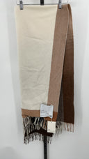 COS Home Checked Lambswool And Cashmere Blanket Brown / Checkered Blankets