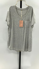 Quince Maternity Modal Jersey & Nursing Tee Black XS