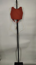 COS Women's Open-Back Bikini Top Red 6