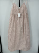 Quince Women's Brown Basic Sleeved Dress L