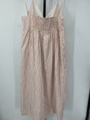 Quince Women's Brown Basic Sleeved Dress L