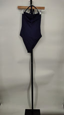COS Women's Halterneck Bandeau Swimsuit Navy Outerwear 6