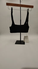 COS Women's Square-Neck Ribbed Bikini Top Black Outerwear 6